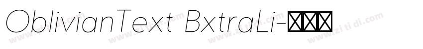 OblivianText BxtraLi字体转换